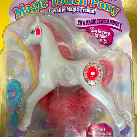 MAGIC TOUCH PONY VTG 90s MAGIC JEWELS PONIES, LIGHT UP & BLINK COLLECTION OF 4 - Picture 3 of 15